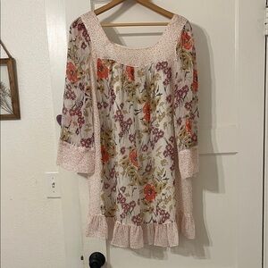 Target Multicolor Floral Women's Blouse